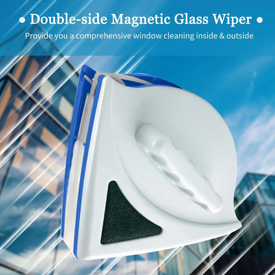 Obojstranné magnetické okenné sklo Čistiace prostriedky Magnety kefou Domov Sprievodca stieračom povrchu Čistiace nástroje Nástroje 3-8 mm
