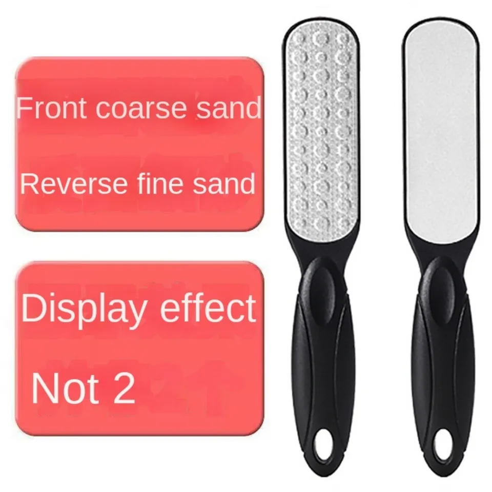 Obojstranné mlyniny Foot Grinder Files z nehrdzavejúcej ocele Suchý pokožka Remover Callus Peel Remover for Feets Dursing Pedicure Tools Dead pokožka