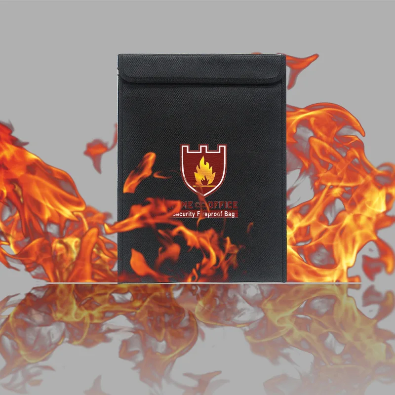 Obojstranné ohnivé vrecko Fire Water Rasch pre prenosné peniaze pre prenosné peniaze Multifunkčný bezpečnostný vrecko