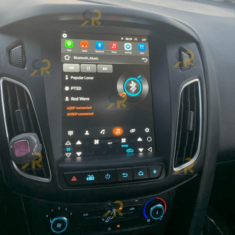 Obrazovka Android 13 pre Ford Focus 2012-2016 CarPlay Screen Autoradio Radio Bluetooth Android Multimedia Monitor 1 DIN Automotive