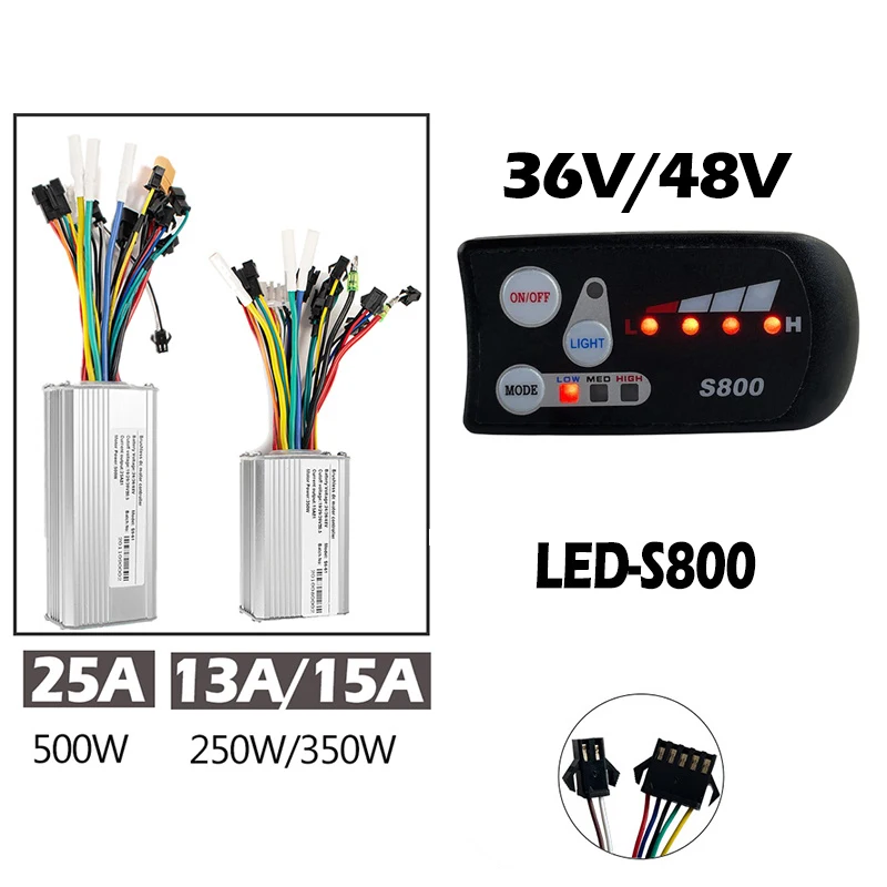 Obrazovka s elektrickým bicyklom LED-s800