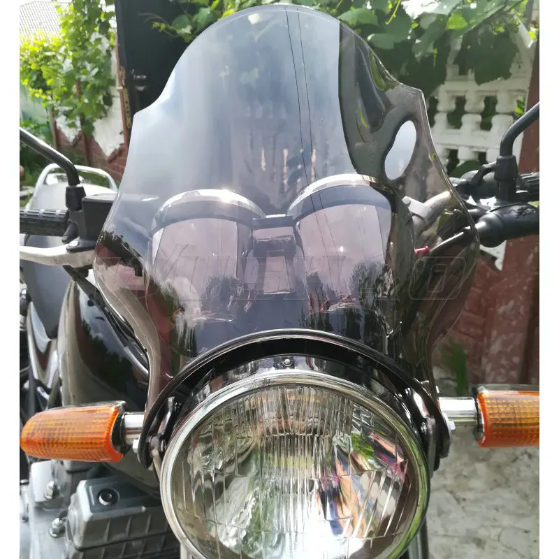 Obrazovka čelného skla na čelné sklo pre 1976-2017 Honda VTR250 VTR 250 CD250 CAMP CM CG 125 CM125 CG125 CB125 Montáž svetlometov