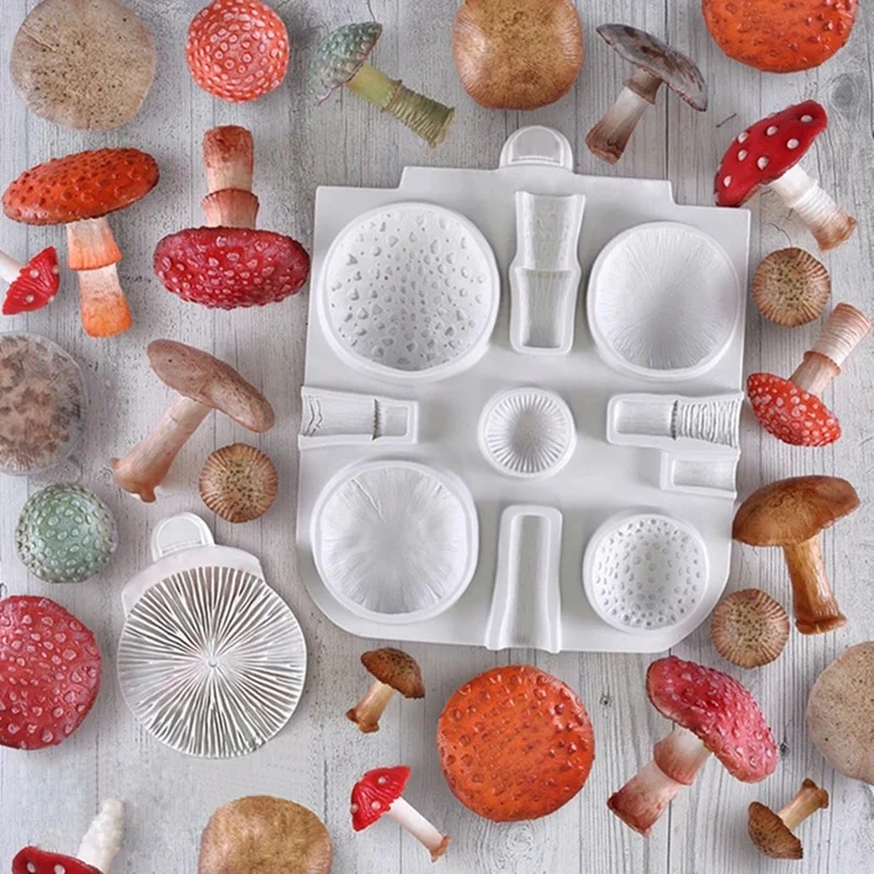 Obrovské huby silikónové fondantné formy svadobné torty zdobenie náradia koláčiky na pečenie čokoládovej živicovej formy (náhodná farba)