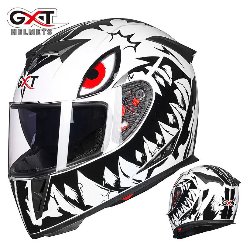 Obrovský pokryt prilby na motocykli Kryt dvojitého objektívu Športová prilba Wear Mountain Motorcycle Certification GXT