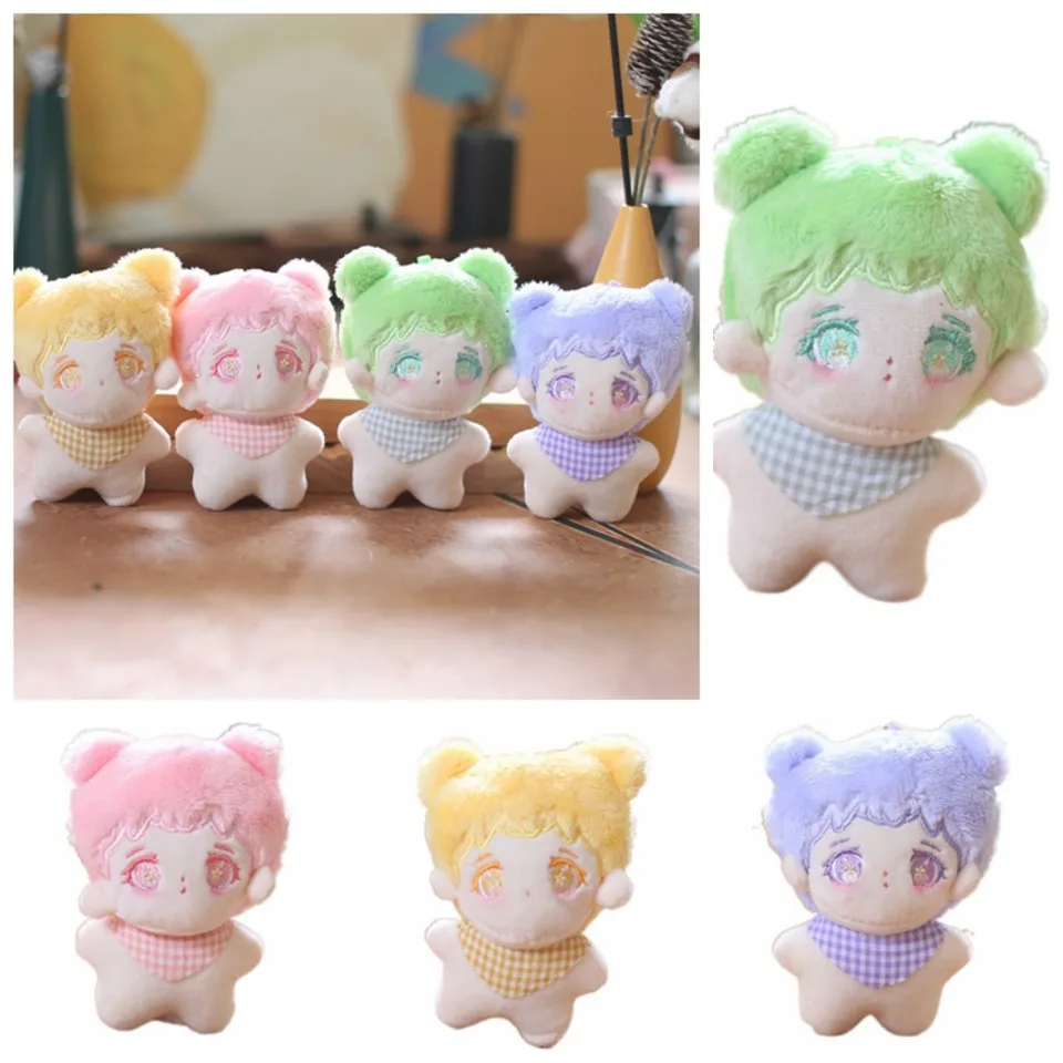Obrázky hračky hviezdy Dolls Cotton Doll Pendant 11cm Soft Idol Doll Doll Keychain Kawaii Mini bavlna Doll Keychain Girls Girls
