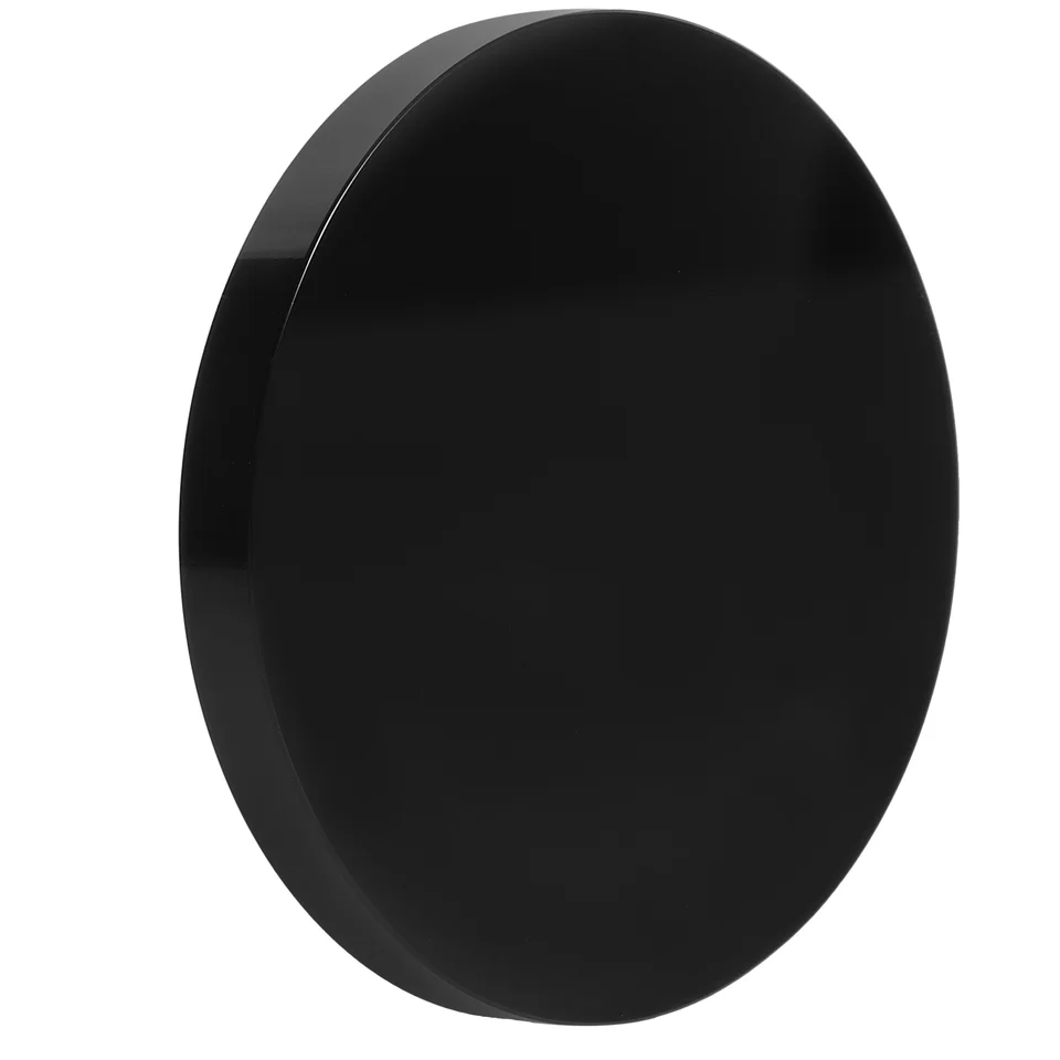Obsidian Long Trvalá dekor scrying zrkadlové stoly vrchol gotické estetické kamenné dosky čierne