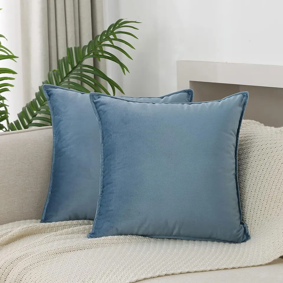 Obyčajný vankúšový kryt pre pohovku Velvet vankúš 40x40 okrasné vankúše pre obývaciu izbu Domovod