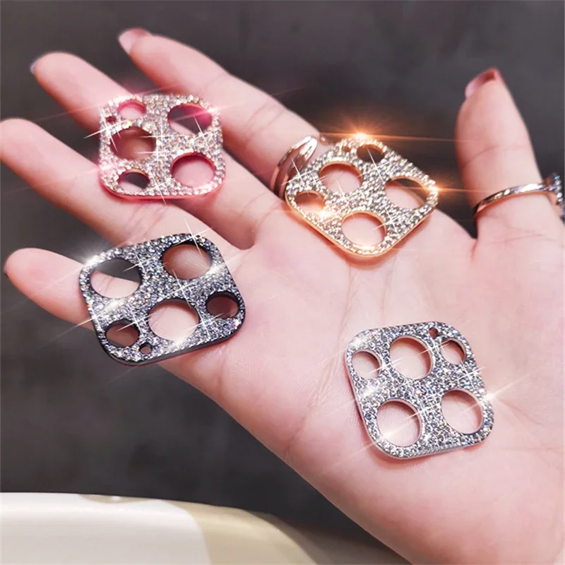 Obálka chrániča šošoviek Bling Diamond Camera pre iPhone 16 Pro Chráni iPhone 15 14 16 13 12 11 Pro Max.