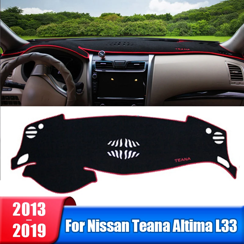 Obálka krytu automobilového panela pre Nissan Teana Altima L33 2013 2014 2015 2016 2017 2018 2018 2019 Prístrojové stoly Non-Slip Pad Accessories
