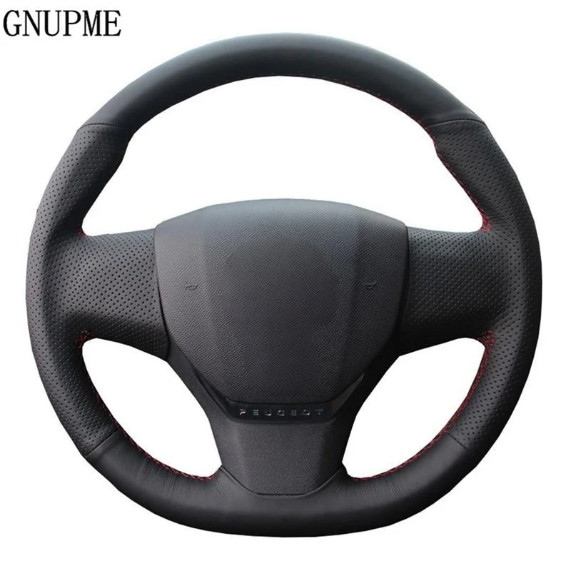 Obálka umelého kože volantu pre Citroen C3-XR 2015-2019 C4 2016-2019 Peugeot 408 2014-2019 Traveler 2016-2019