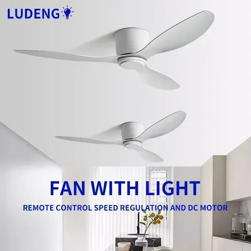 Obývacia izba na nízkej podlahe so svetlami a stropný ventilátor diaľkového ovládania, vysoký veterný výkon, vnútorná spálňa, obývacia izba, jedáleň