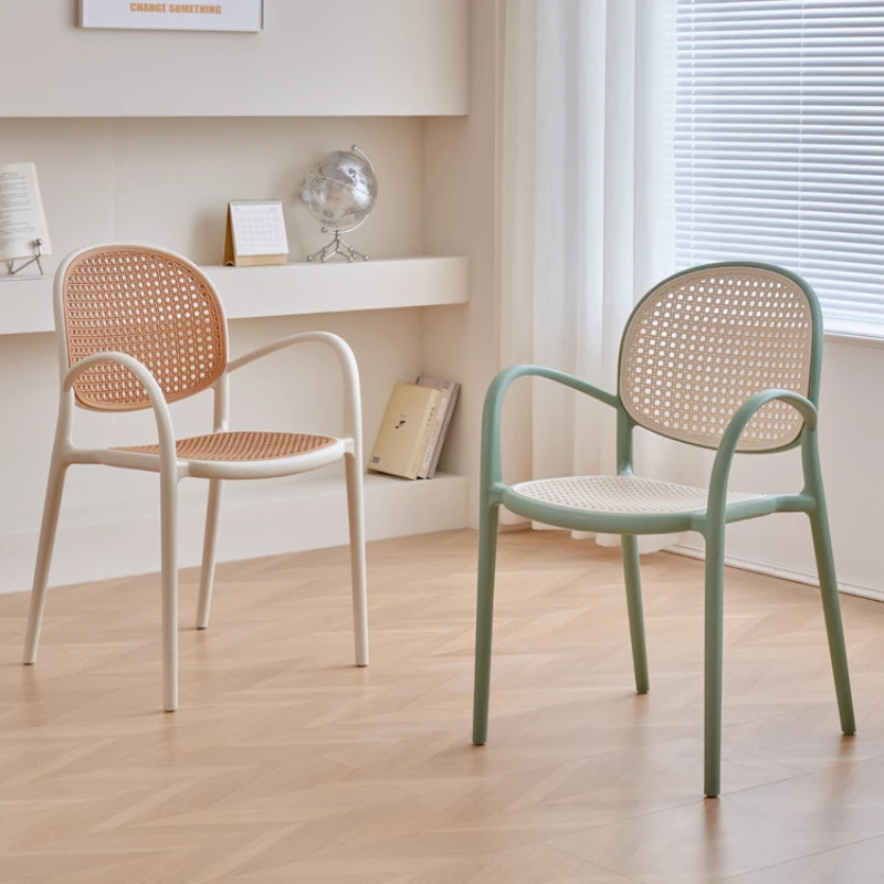 Obývacia izba terasa záhradná stolička Rattan kemping jedále