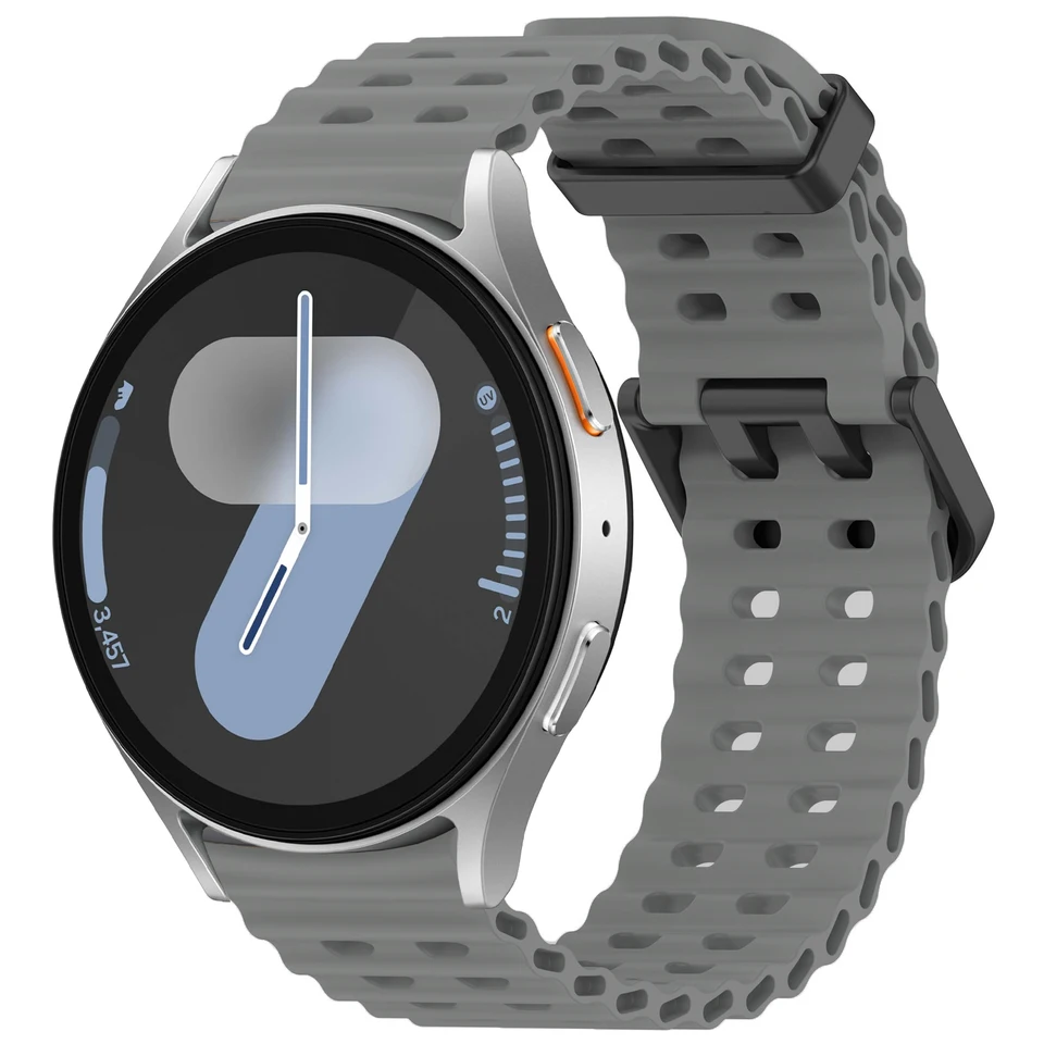 Ocean Band pre Samsung Galaxy Watch 7 Fe 5 6 4 Classic 5 Pro 40 44 mm No Gaps