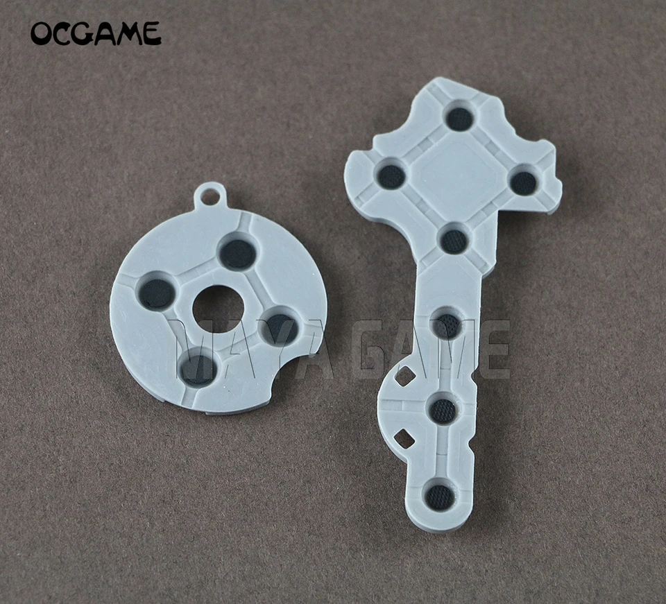 OCGame 10sets/Lot Grey Controller Vodivé gumové kontaktné podložky D-PAD pre Xbox 360 Výmena dielov bezdrôtového ovládača