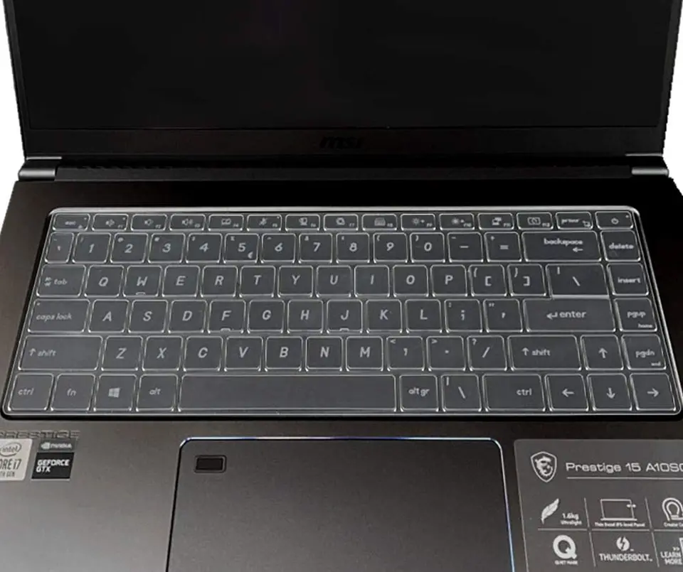 Ochrana krytu klávesnice TPU pre laptop pre Prestige 15/ Prestige 14 MSI Prestige 15 A10SC-011/ MSI Prestige 14 A10SC-020
