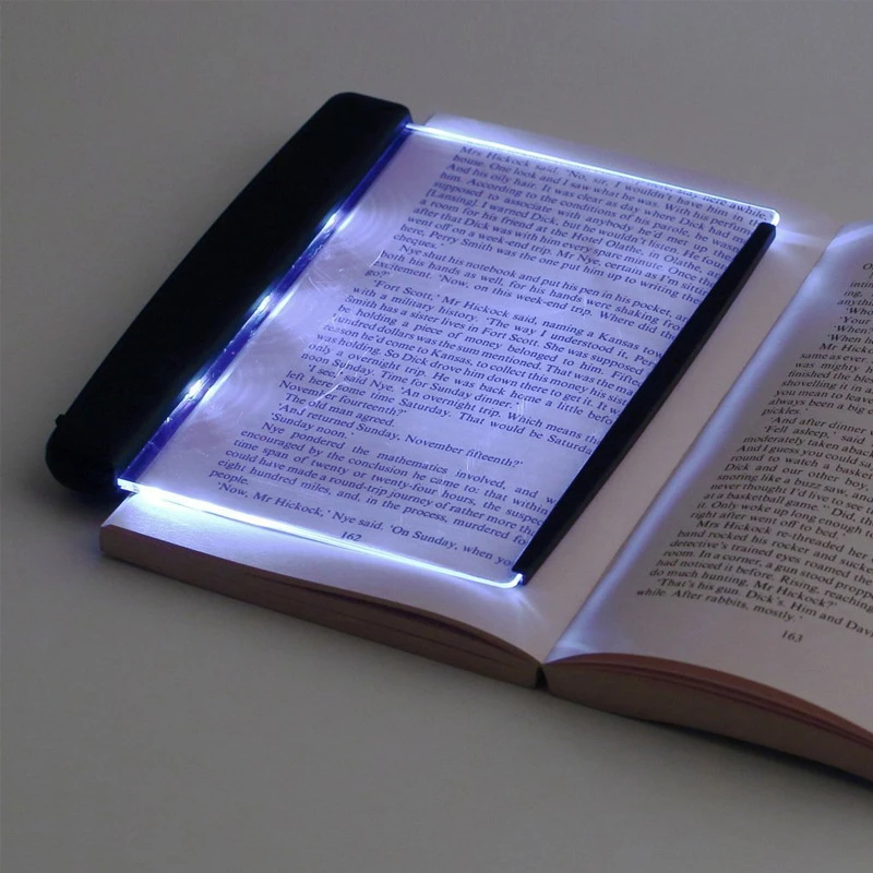 Ochrana LED knihy LED kniha Čítanie Lampe Dizajn jasnosť Svetlo Plat Panel Night číta lampa s plochým čítaním v tmavých svetlách