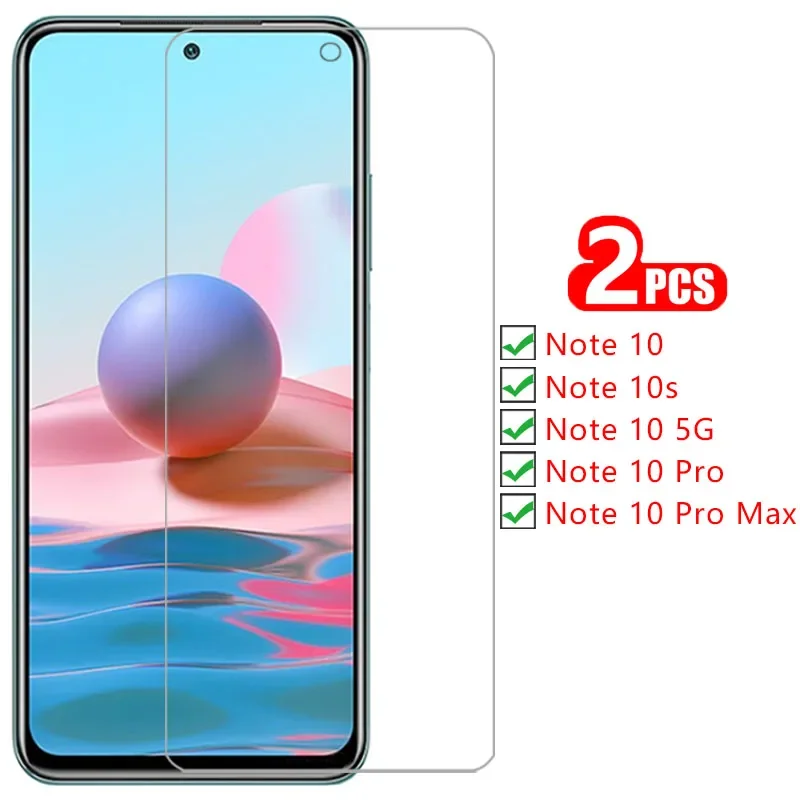 Ochrana obrazovky Temperované sklo puzdro na Redmi Note 10 Pro Max S 10S 5G Cover pre Xiaomi Readmi Not Note10