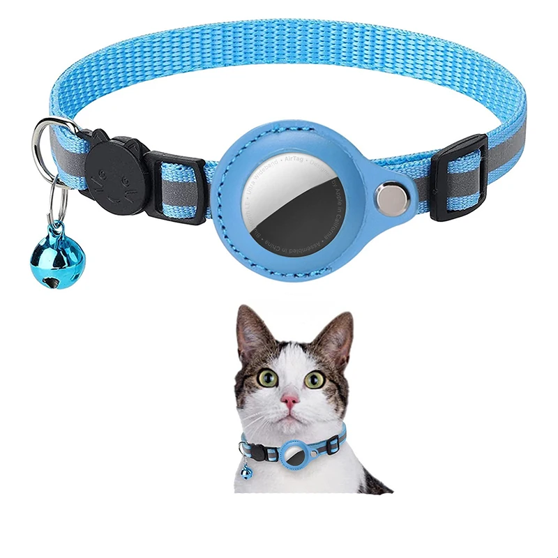 Ochrana Pet Airtag Tracker pre prevenciu straty prevenciu domáceho zvieraťa Cat Cat Reflex Bell Golier