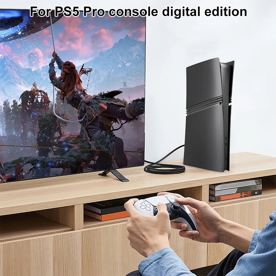 Ochrana s puškovým obalom pre push PS5 Pro Disc/Digital Edition Console Cover Cover Abs Tvrdé puzdro Prašové puzdro pre bočnú dosku pre bočnú dosku pre bočnú dosku