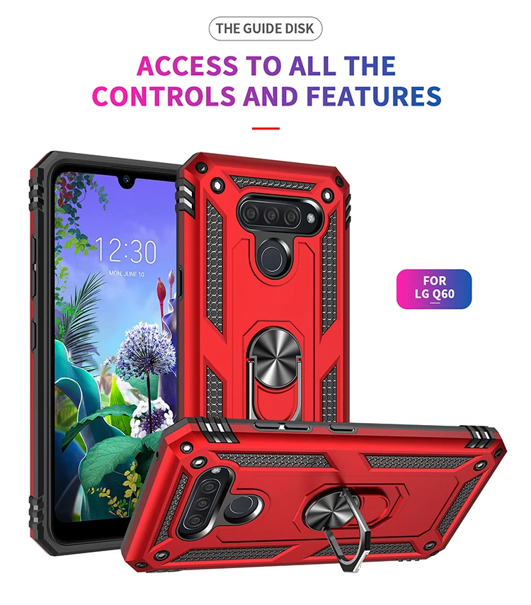 Ochrana vojenskej triedy Kickstandom pre LG Stylo5 Stylo6 K50 Q60 K50S K51 Q51 K51S K61 Q61 STYLO7 K52 CASE