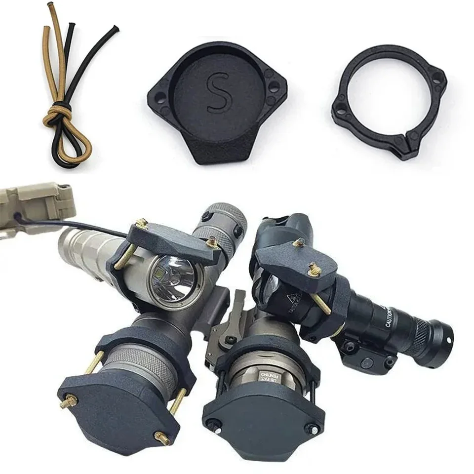 Ochranná krytka baterky Svetlo Svetlo šošovkový uzáver pre M300 M600 M952V M951 Modlite Scout Light Protector