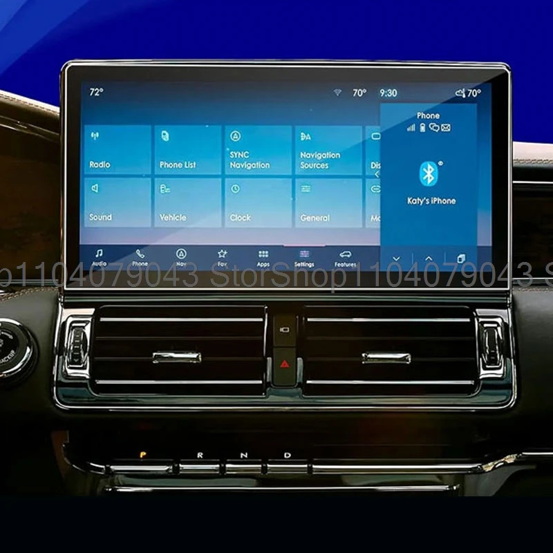 Ochranná obrazovka s temperovaným skleneným chráničkou pre Lincoln Navigator L 2022 2023 2024 13,2 palca navigačnú dotykovú obrazovku proti Scrtach