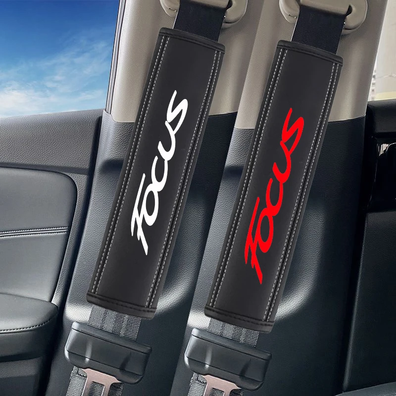 Ochranné podložky na pokrytie kožených bezpečnostných pásov pre Ford Focus 2 Mk2 Fiesta Mondeo Galaxy Falcon Territory Ecosport Kuga Escape
