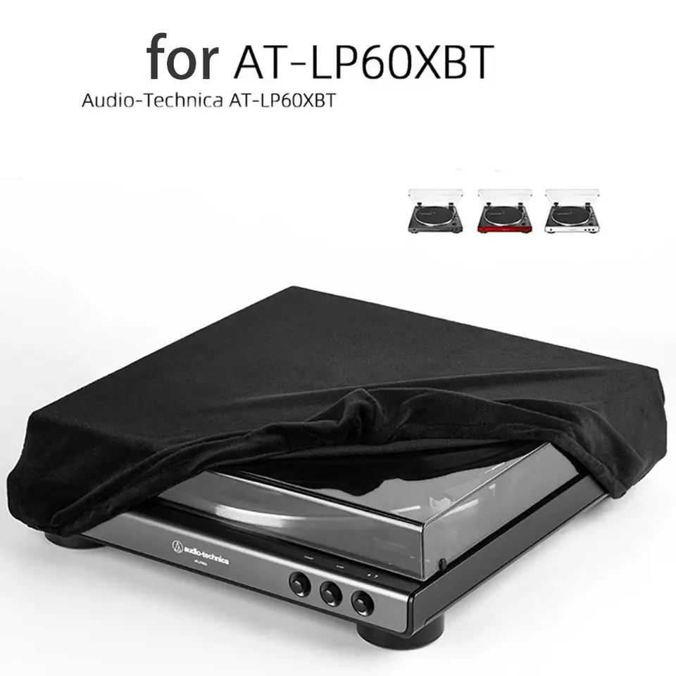 Ochranné puzdro na pokrytie prachom kompatibilné s audio-technickou AT-LP60X a AT-LP60XBT otočným krytom