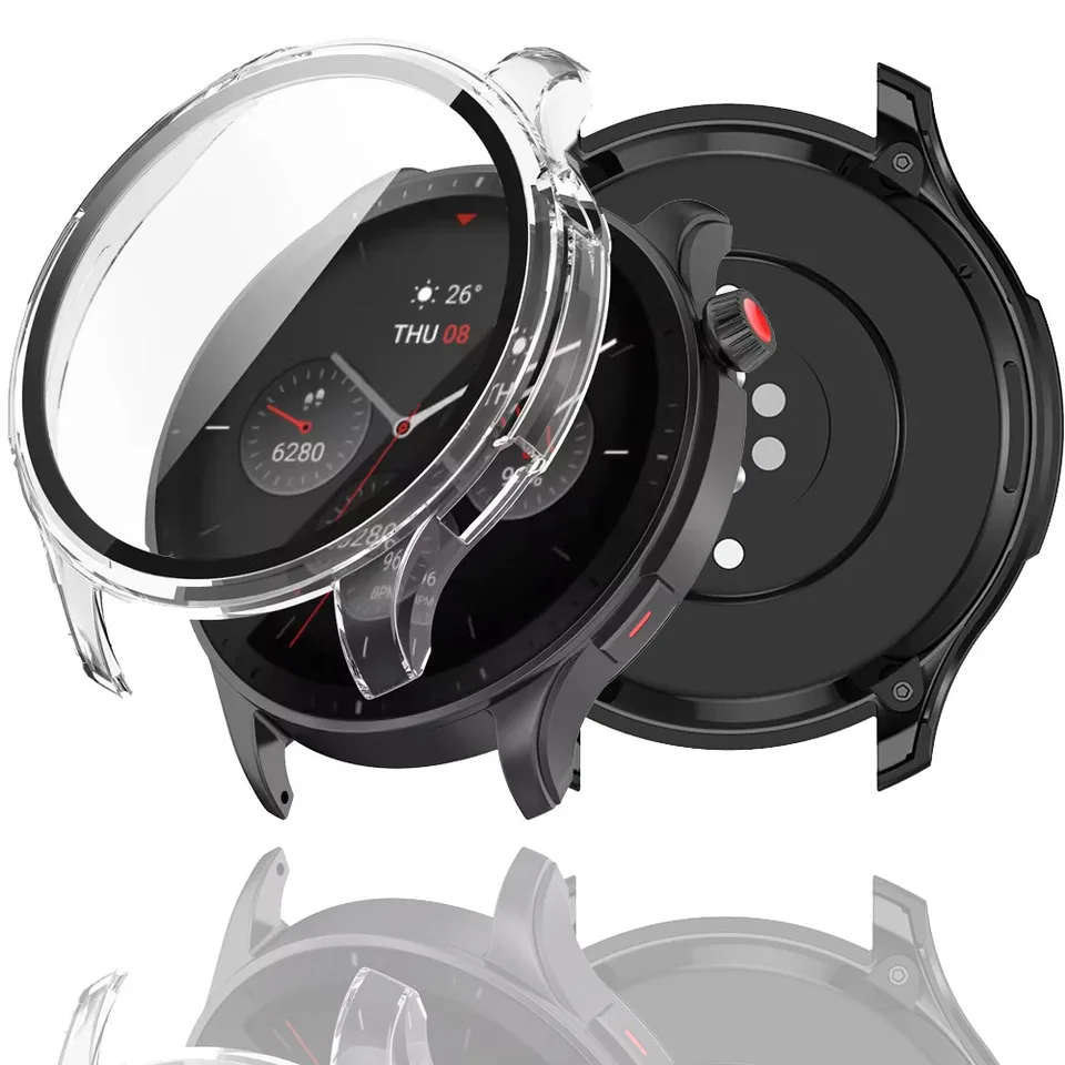 Ochranné puzdro pre AmazFit GTR 4 Temperated Glass Case Smart Watch Accessories for Huami AmazFit GTR 4 Cover Screen Chránič obrazovky
