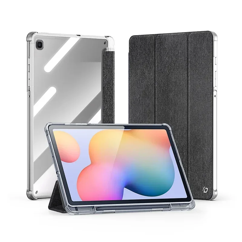 Ochranné puzdro pre Samsung Galaxy Tab S10 S9 S8 Ultra Leather Tablet Cover for Galaxy Tab A9 S10 S9 Fe Plus S6 Lite Shell Funda