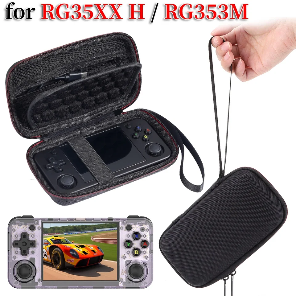 Ochranné puzdro prenosný prenosný organizátor BAG vrecká na ručnú hernú konzolu vrecká pre Anbernic RG353M RG35XX H Game Console