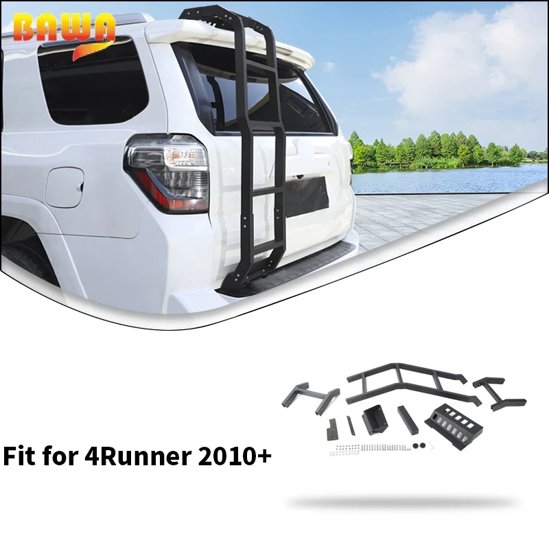 Ochranné rámy pre kmeň kmeňa Bawa Car Trunking Ladder pre 4runner 2010 2012 2012 2013 2014 2015 2016 2017 2018 2019 2020 2021-2023