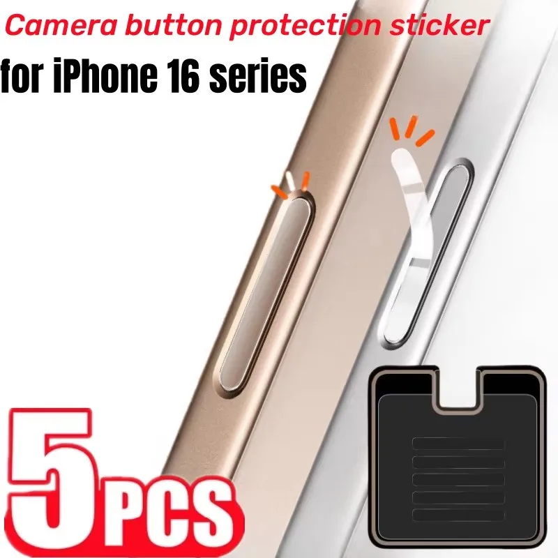 Ochranné sklo na gombíky pre fotoaparát pre iPhone 16 Pro Max 16Pro Plus farebný ochranca protikrotchové nálepky na telefónne príslušenstvo