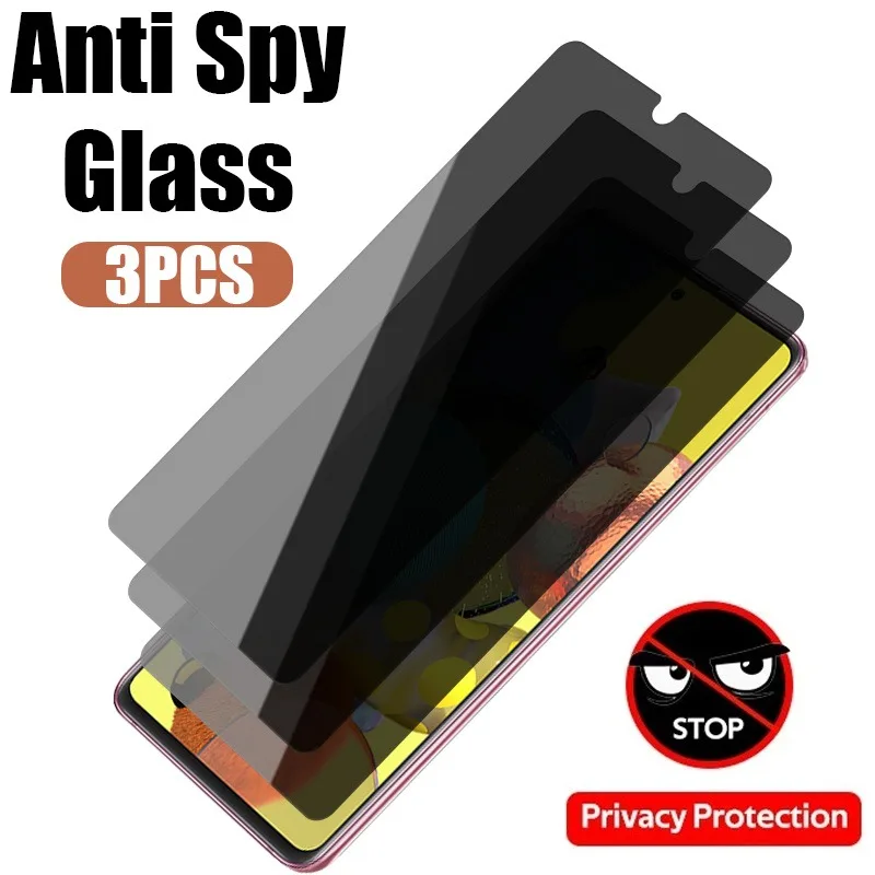 Ochranné sklo pre ochranu súkromia 3ks pre Samsung Galaxy A53 A12 A32 A52S5G Anti Spy Screen Screen na chráničke Samsung A13 A51 A71 A70 A72 A52