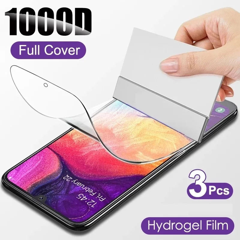 Ochranný film 3ks pre Lenovo K5 S5 K520 Z5 Z5S Play Pro GT A6 K10 K14 Plus Poznámka Ochrana obrazovky Hydrogel Film