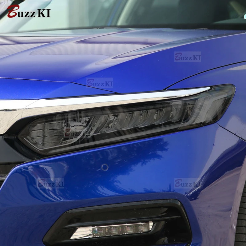 Ochranný film pre svetlomety Smokovaný čierny odtieň Vinyl Transparentná nálepka TPU pre Honda Accord 10. 2018 2019 2020 2021