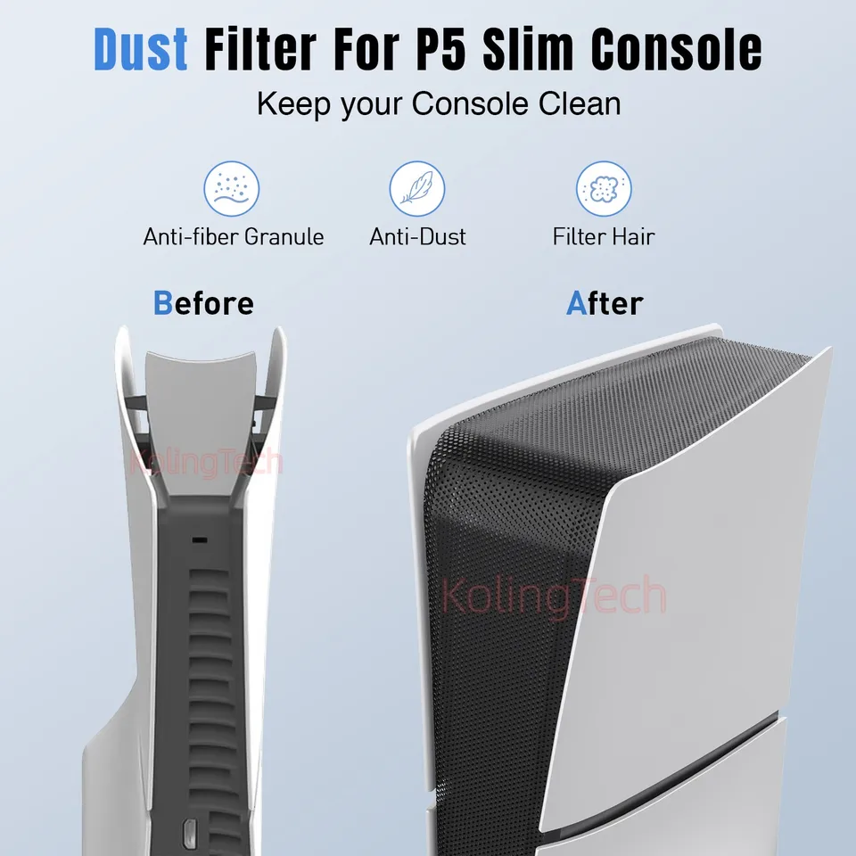 Ochranný kryt herného príslušenstva pre PlayStation 5 Slim Dust Filter pre PS5 Slim Console
