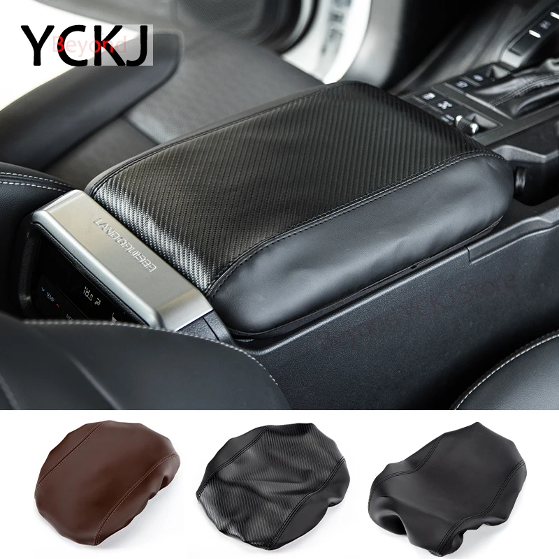 Ochranný kryt laktorovej skrinky pre Toyota Land Cruiser Prado LC250 2024 2025 Príslušenstvo, podložka lakťovňa na lakťové opierky s koženou strednou konzolou
