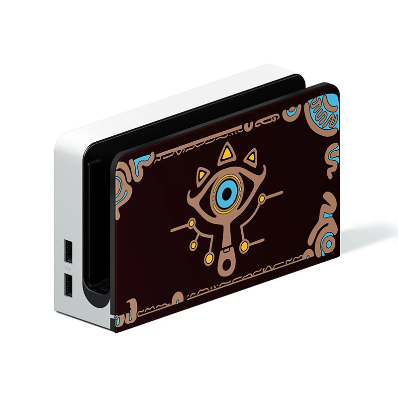 Ochranný kryt na čelné dosky pre Nintendo Switch OLED nabíjanie TV Dock Station pre Zelda Dekoratívne náhradné puzdro na predné dosky