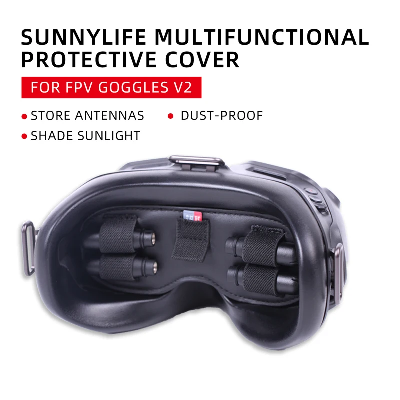 Ochranný kryt pre DJI FPV GOGGLES V2 Dustodproof Sunshade Pad antény MicroSD Card Storage Držiak pre DJI FPV Combo Accessories