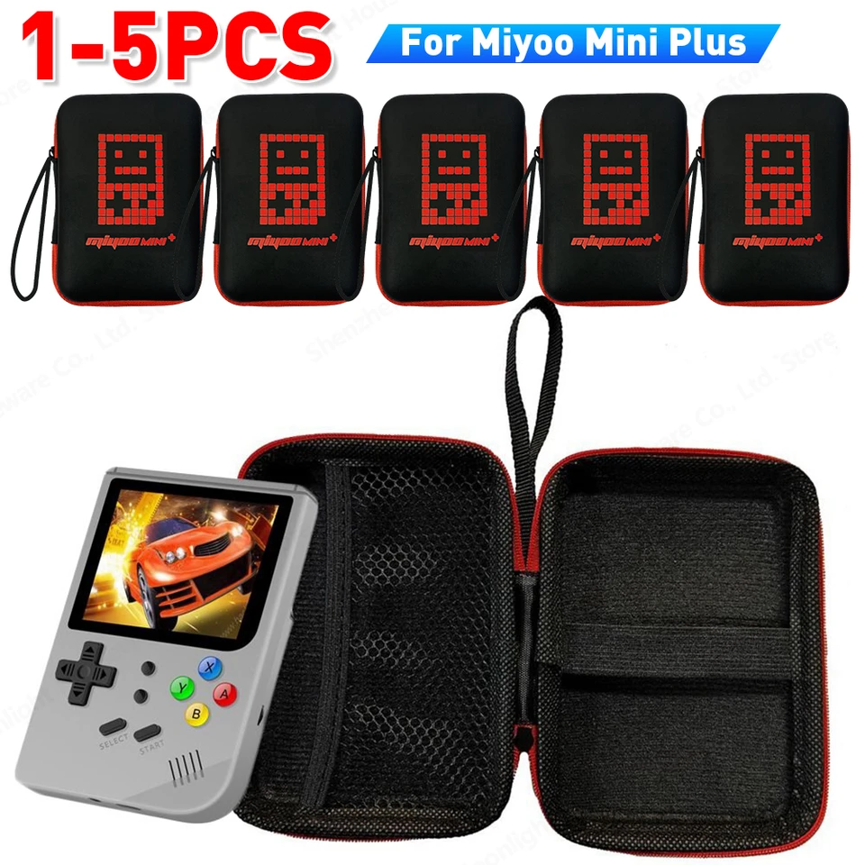 Ochranný kryt pre Miyoo Mini Plus herná konzola Case Case Gaming Console Slee Sin Sinp Anti-Slip s Lanyardom pre Anbernic RG35XX