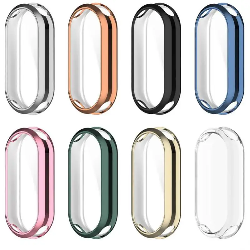 Ochranný kryt pre puzdro pre Xiaomi Mi Band 8 Ochranca obrazovky Soft TPU s citlivým dotykovým ovládaním Miband 8 príslušenstva