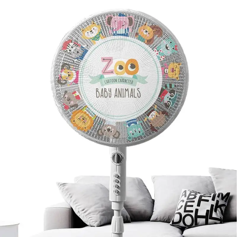 Ochranný kryt ventilátora bezpečnostný sieťový ventilátor Prach Prach Home Použite elektrický ventilátor strážny detský ochranca prstom okrúhly ventilátor prachového krytu