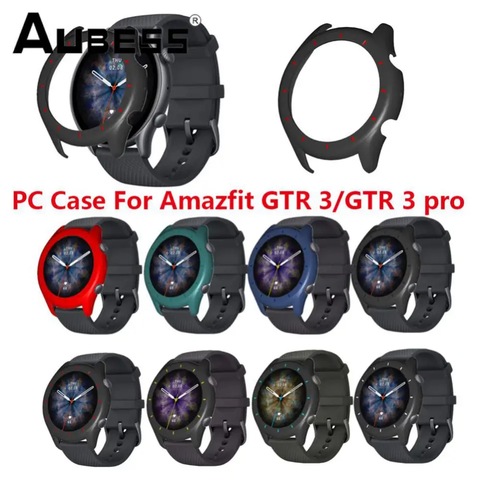 Ochranný kryt vysokokvalitný dvojfarebný prach odolný proti prachu pre AmazFit GTR 3 Pro Case Bumper Shell Silikone PC Protector