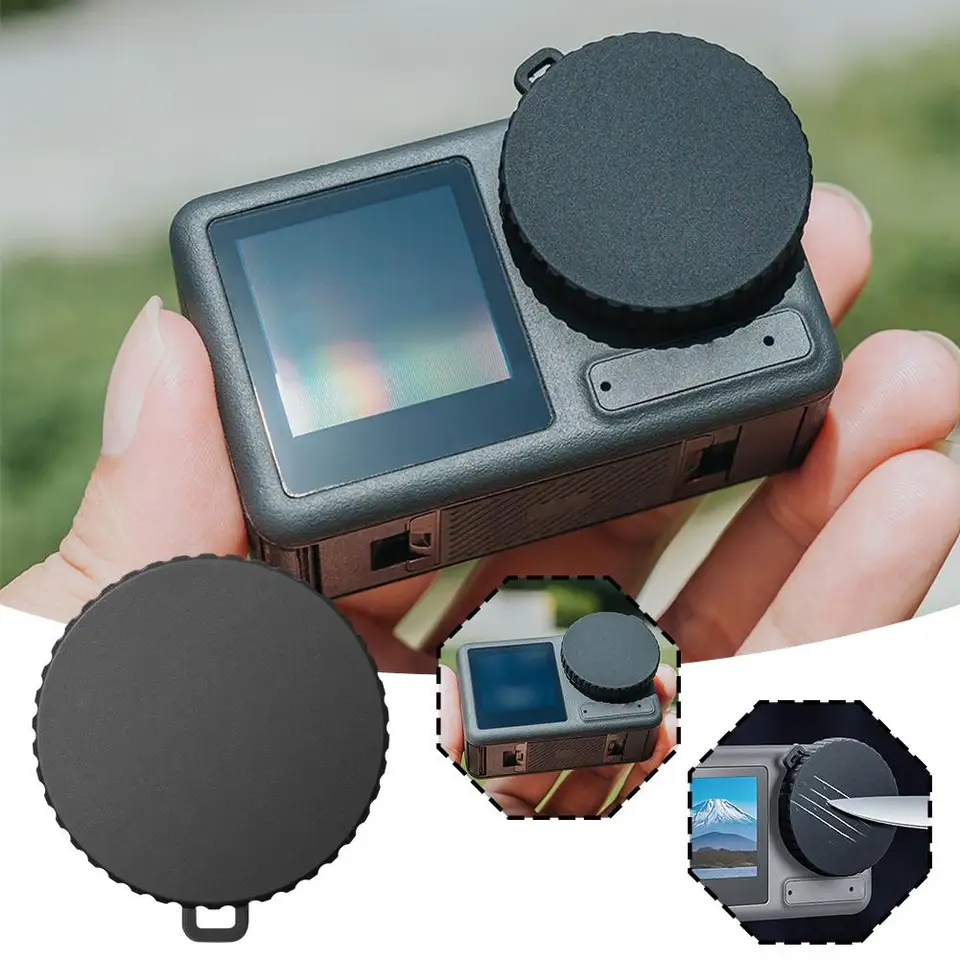 Ochranný kryt šošovky pre fotoaparát pre DJI Osmo Action 5 Pro Soft Silikone Dust Odproof Scratch-rezistentný kryt šošovky pre DJI Action L7X4
