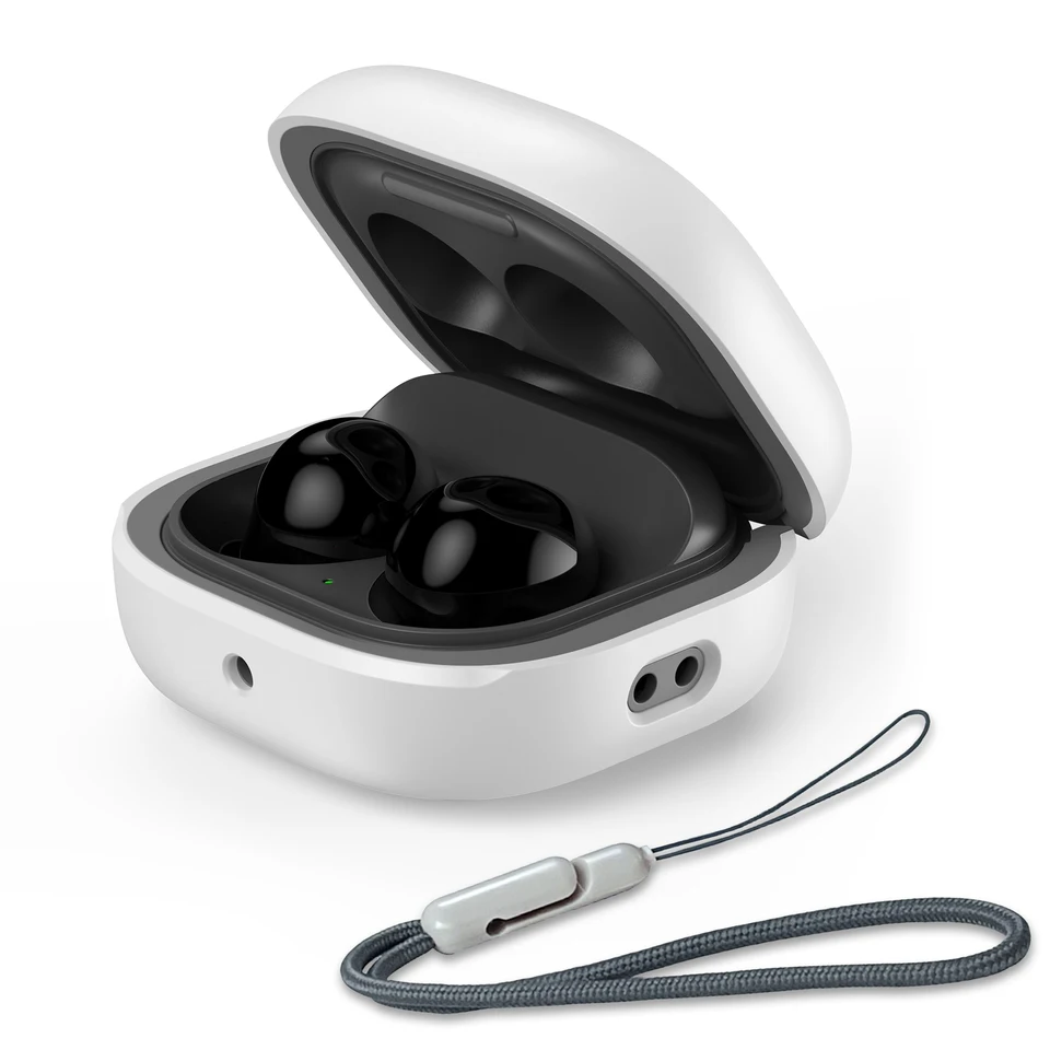 Ochranný prípad pre Samsung Galaxy Buds Fe, Buds2 Pro, Buds2, Buds Live, Buds Pro Case, prípad ochrany tvrdých prípadov s Lanyardom