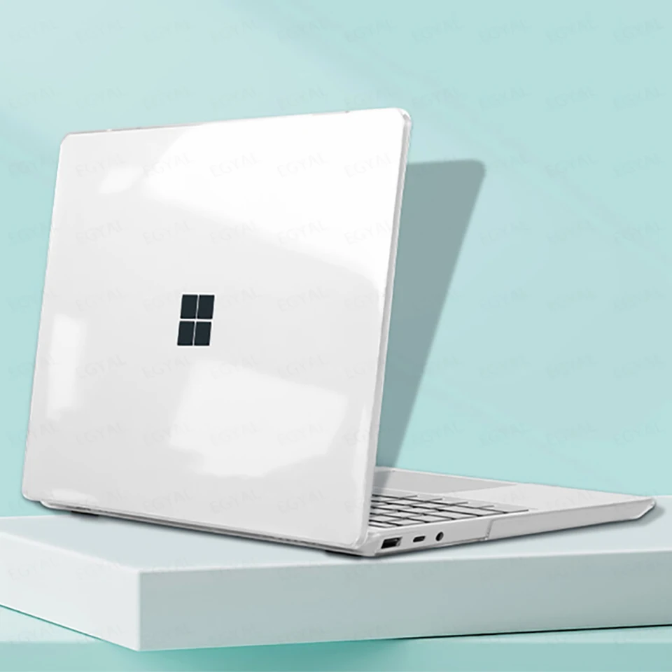Ochranný puzdro pre laptop Microsoft Surface 3/4/5 13.5 Oceľový model 1868 1951 2019 2021 2022 Transparentný pokrývka rozptylu tepla
