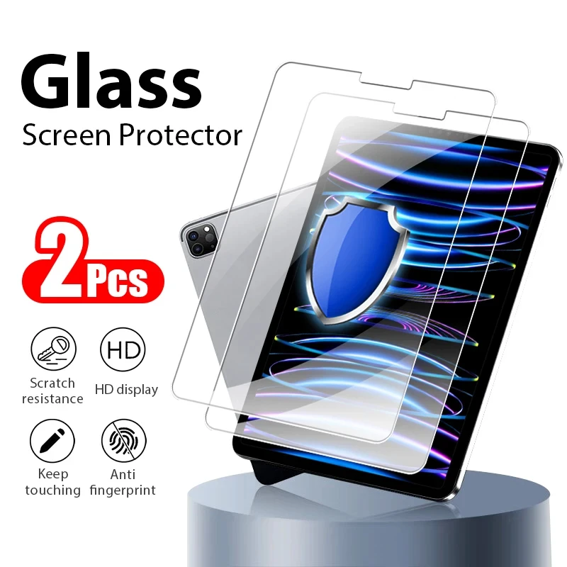 Ochranta 2 sklenená obrazovka pre iPad Air5 Air4 2022 iPad Pro11 2018 2021 11 v 10.9 Plné pokrytie Clear 9D A2316 A2588A2759 A2377