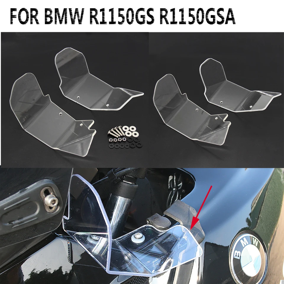 Odchýlka vetra motocyklov bočné čelné sklo čelného skla nový pre BMW R1150GS R1150GSA