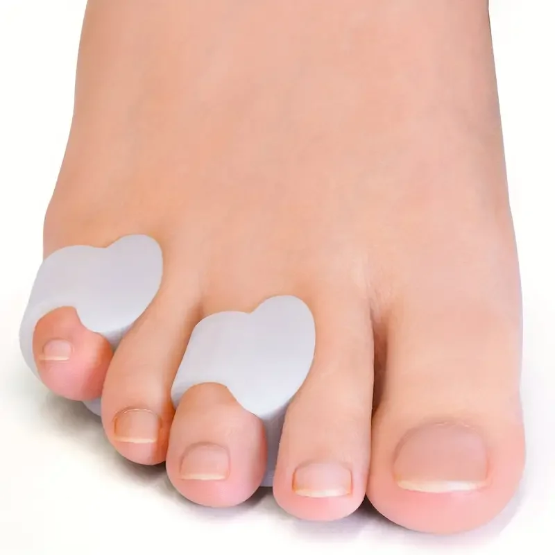 Oddeľovač prstov 1pair/2pc, oddeľovače Feet Feet Chránil Silikónový špičku Hallux Valgus Bunon Retre Corrector Corrector Bunion Bads